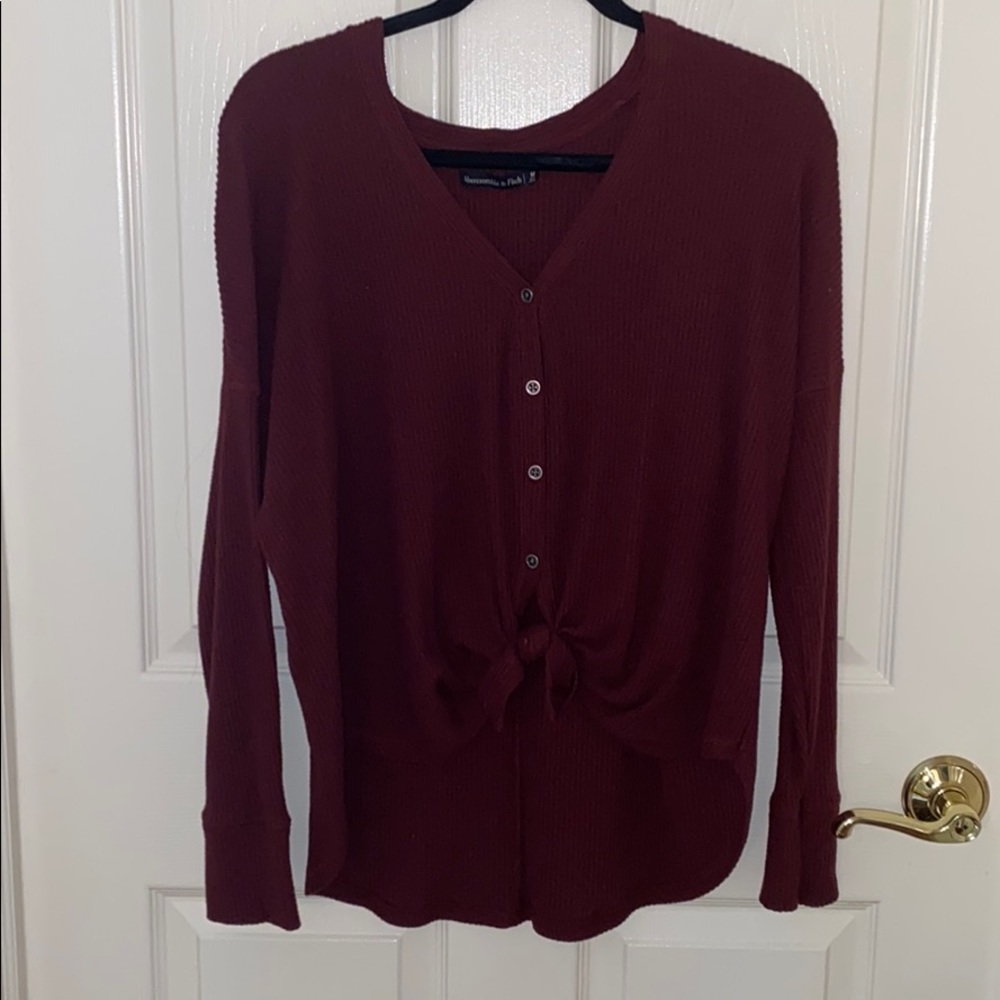 Abercrombie Maroon/Red Sweater